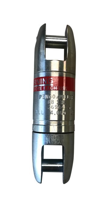 Pengo-Miller Line Pulling Swivel Model BB13L WLL 4000 lbs hex pins