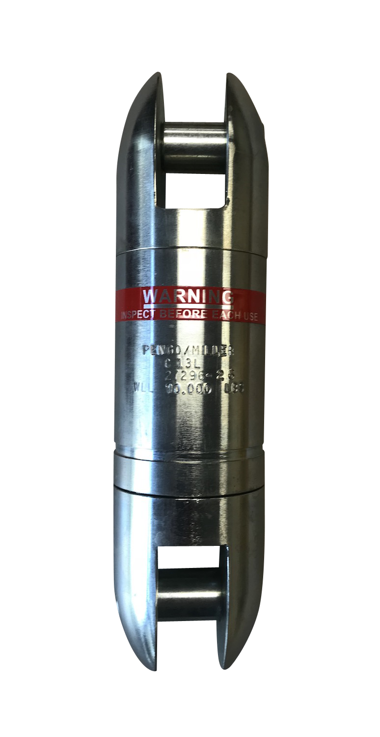 Pengo-Miller Line Pulling Swivel Model C13L WLL 10000 lbs hex pins (C13L)