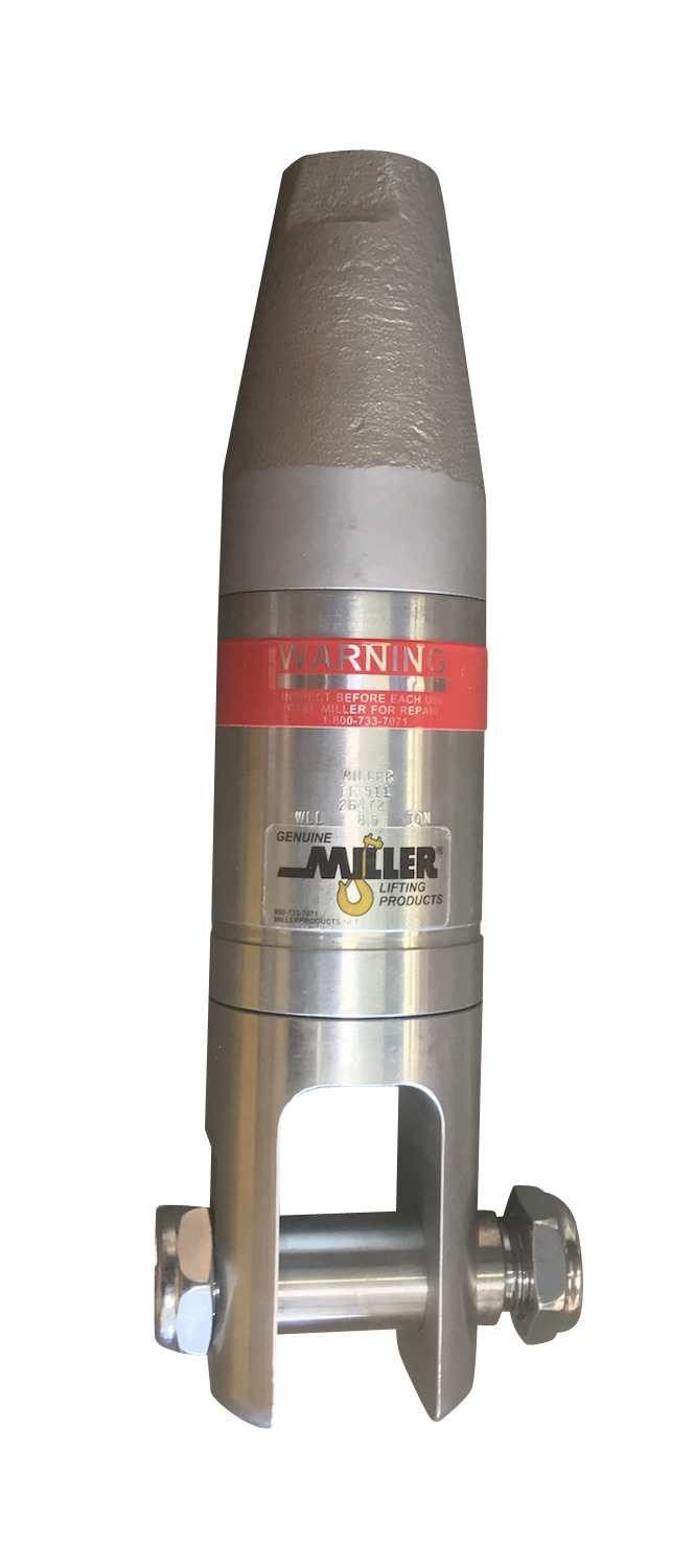 Miller Angular Contact Ball Bearing Swivel Model G-511 Socket to Jaw WLL 10 tons