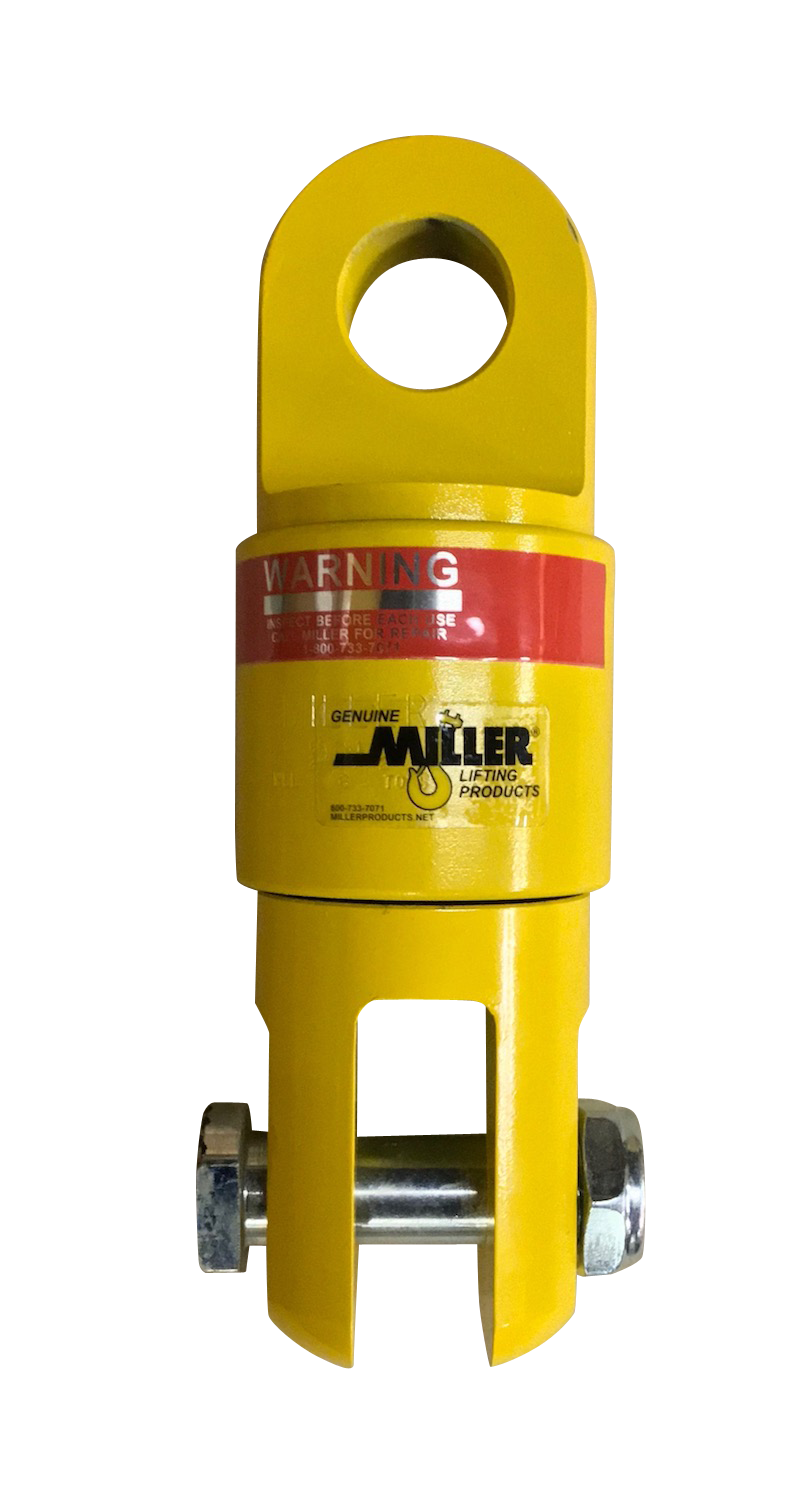 Miller Econo-Link Thrust Bearing Swivel Model 3E281 Eye to Jaw WLL 3 tons