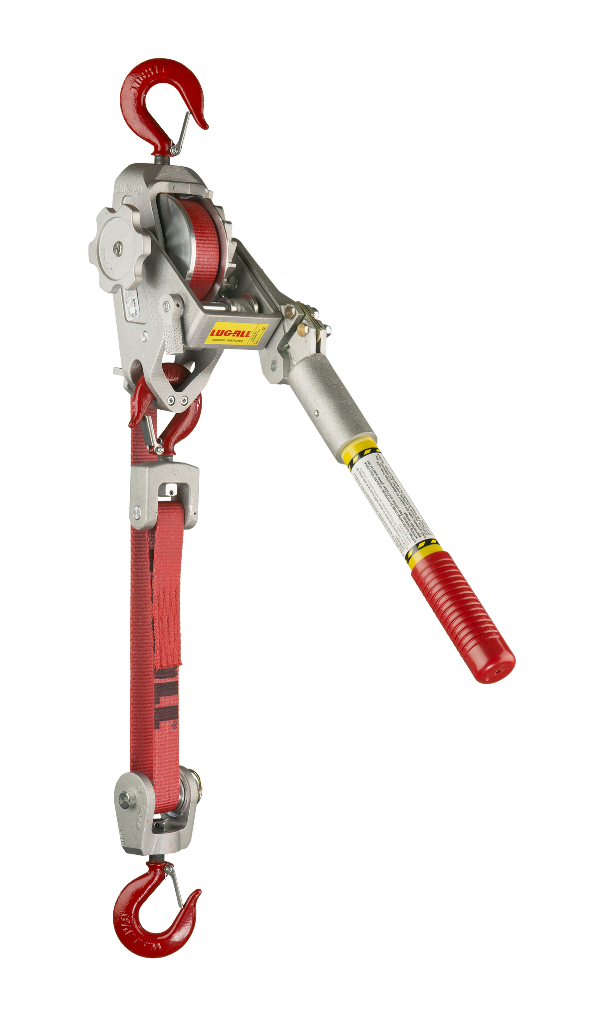 Lug-All 3/4 Ton X 8' Small Frame Web Strap Hoist (25-A)