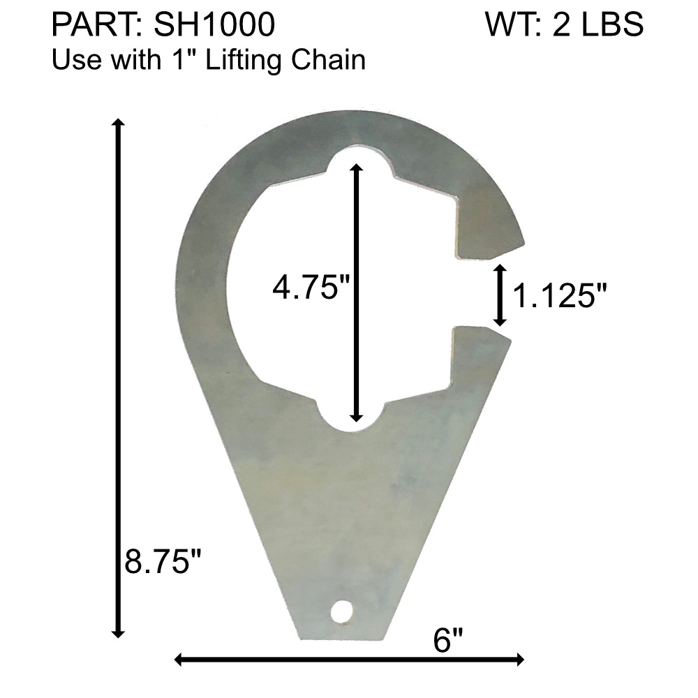 Sling Hook Attachment 1" (SH1000)