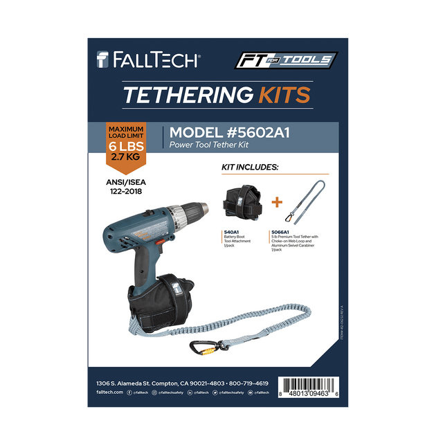 Tool Tethering Kit, 6 lb, Power Tool with Stretch Web Tether (5602A1)