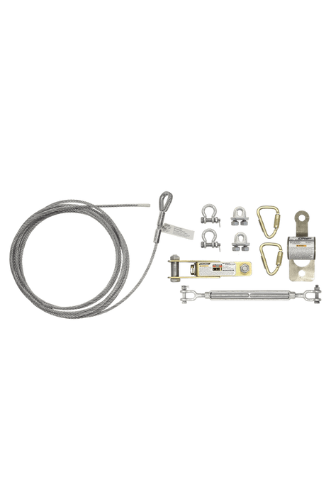 130' SteelGrip Temp Cable HLL, with Coil Energy Absorber + Install Hardware (620130)