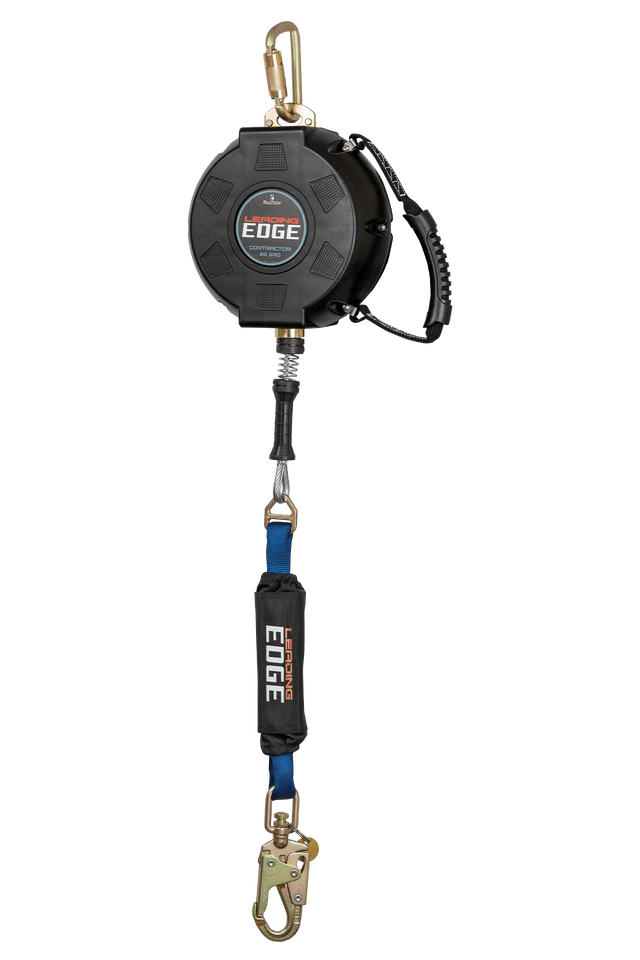 50' Contractor Leading Edge Class 2 SRL with Galvanized Steel Cable and Anchorage Carabiner (727650LE)