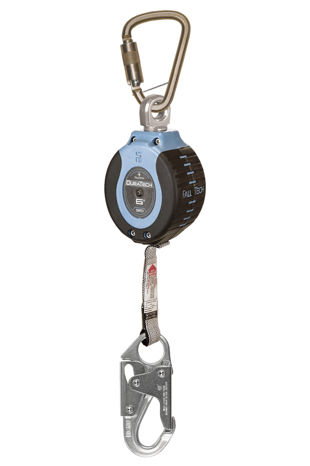 6' DuraTech® Personal SRL with Steel Snap Hook, Includes Steel Dorsal Connecting Carabiner (82706SB1)
