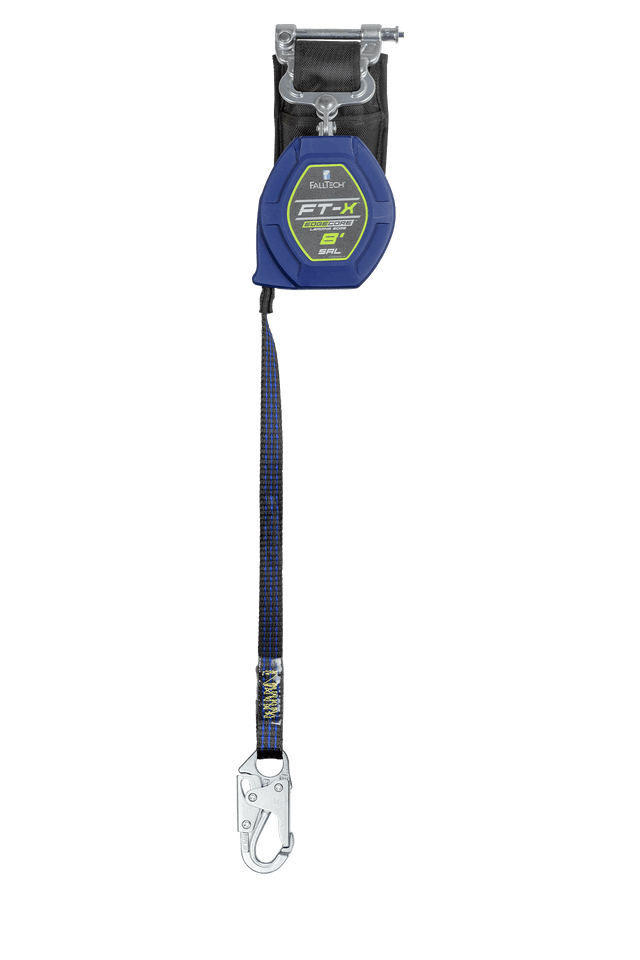 8' FT-X™ EdgeCore™ Class 2 Leading Edge Personal SRL-P, Single-leg with Steel Snap Hook (84108SP1)