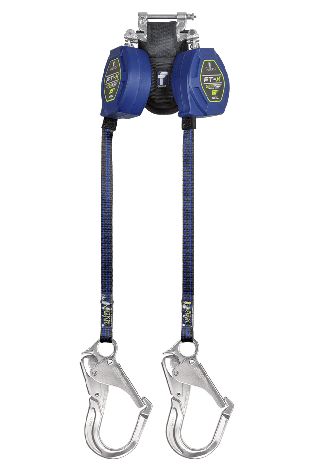8' FT-X™ EdgeCore™ Class 2 Leading Edge Personal SRL-P, Twin-leg with Aluminum Rebar Hooks with SpeedLink™ (84108TP5)