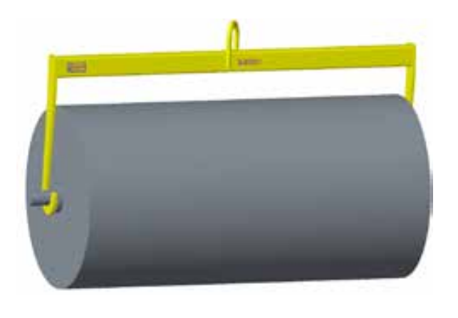 10,000 lbs 36" Roll Lifting Beam 22" - 76" Inside Length (20786)