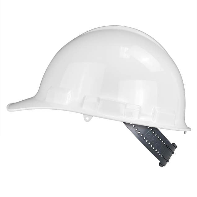 Granite Cap Style 4-point Pinlock Hard Hat WHITE (GHP4)
