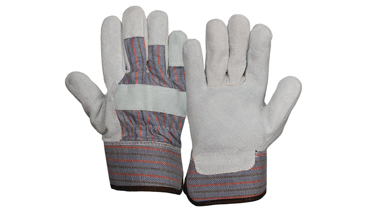 Leather Double Palm Safety Cuff Large (GL1008WL) Per 12