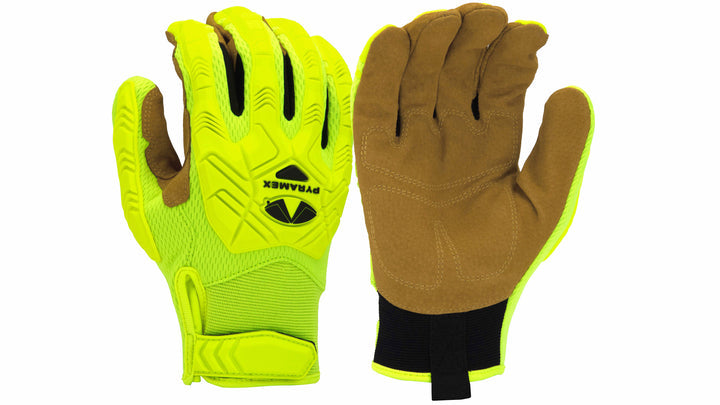 Gloves TPR Leather Palm Hook&Loop XL (GL202HTXL) Per 1