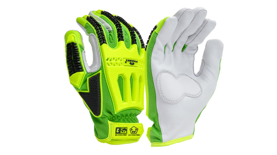 Goatskin Palm Mesh Back A6 Cut Impact Glove - size Xtra Large (GL3012CBXL) Per 1