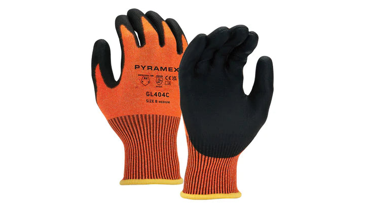 PU 13g HPPE HiVis Org Liner A4 Cut-XL (GL404CXL) Per 12