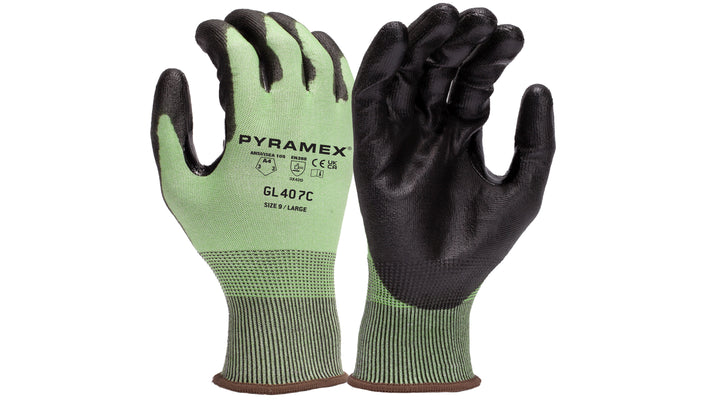Polyurethane Glove - 18g A4 HPPE Touchscreen- size Large (GL407CL) Per 12