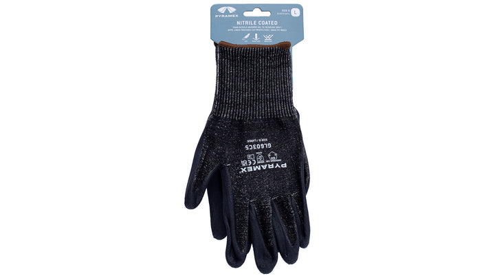Microfoam Nitrile Glove - Hang Tagged - size Large (GL603C5HTL) Per 1