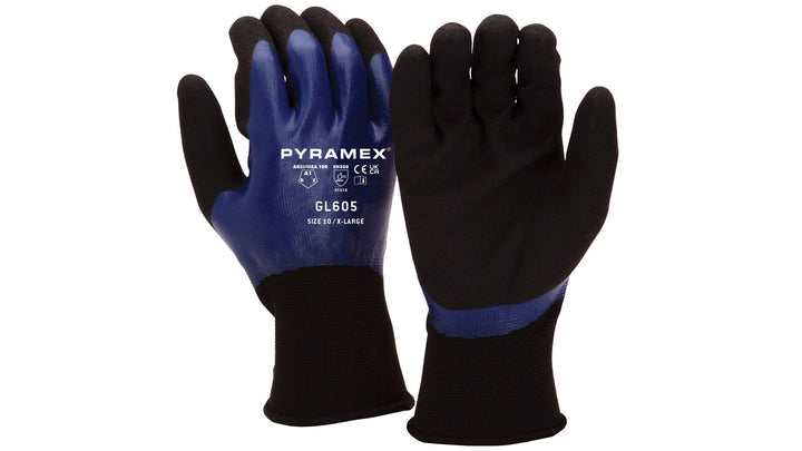 Glove full drip sandy nitrile liquid proof - small (GL605S) Per 12