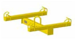 4,400# BULK CONTAINER LIFT BEAM 48" SPREAD 67.9" DIAGONAL (13321)