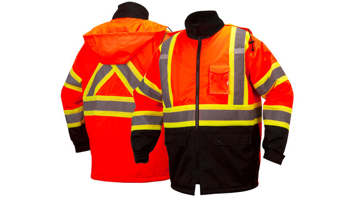 Orange Canadian parka in orange - medium (RCP3220M) Per 1