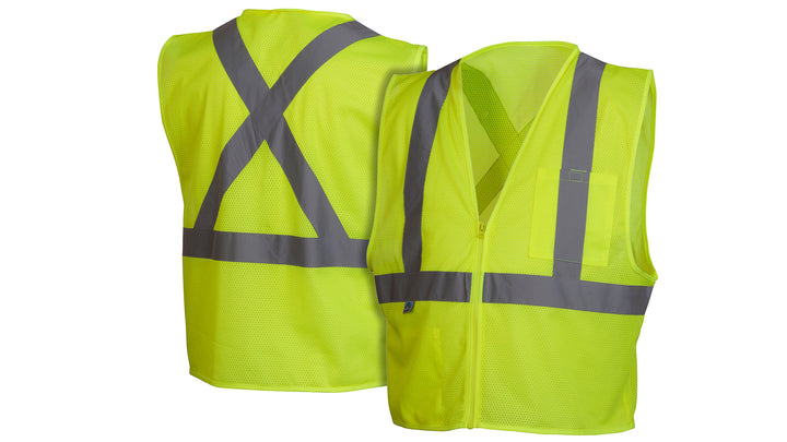 Lime Hi-Vis Lime Vest with Reflective Tape - Size 5X Large (RCZ2110X5) Per 1
