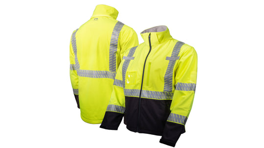 Lime Hi-Vis Lime Softshell Jacket - Size 4X Large (RJ4010X4) Per 1