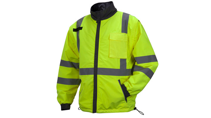 Lime Hi-Vis Lime Windbreaker - Size Large (RJR3410L) Per 1