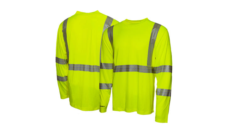 Lime Lng Slv Pullover Shirt ANSI - Lime - M (RLP110M) Per 5