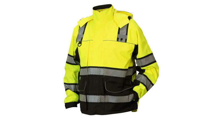 Lime Class 3 parka with fleece inner jacket in lime - large (RPB3810L) Per 1