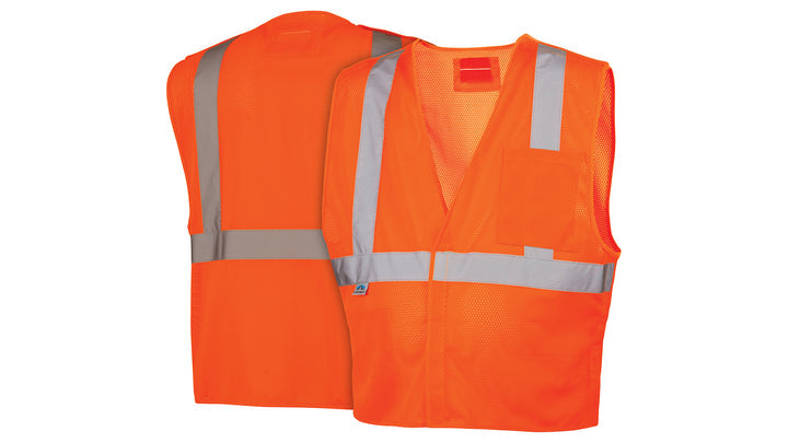 Orange Hi-Vis Orange with 5 point DRing - Size Medium (RVHL2520BRDM) Per 5