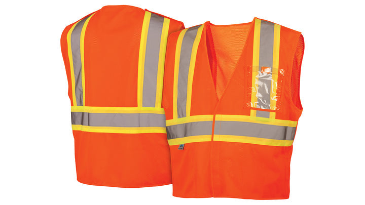 Orange Hi-Vis Orange with 5 Point Break - Size Medium (RVHL2720BRM) Per 5