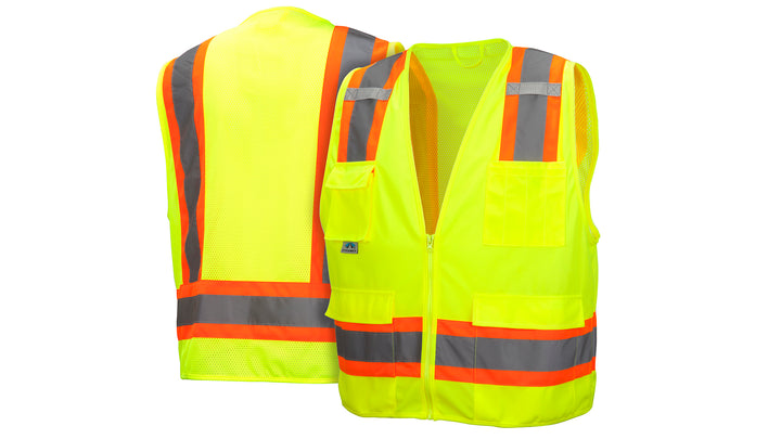 Lime Hi-Vis Lime - Self Extinguishing - Size Medium (RVZ2410SEM) Per 5