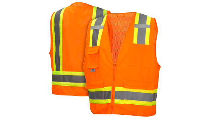 Orange Hi-Vis Orange - Self Extinguishing - Size Medium (RVZ2420SEM) Per 5