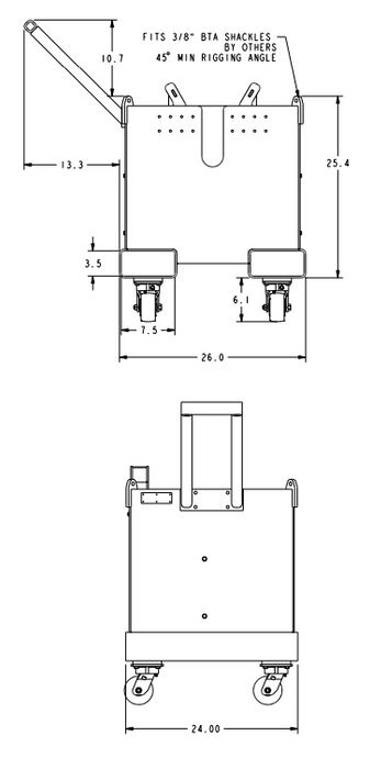 Chain Box 1,000 lbs WLL (25037)