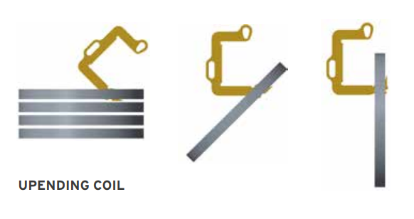 1,000 lbs Coil Lifter/Upender 13.0" Throat 17.0" Hr (14480)
