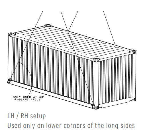 19,000 lbs Right Container Lift Lug (15445)