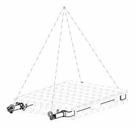 4,000# PALLET LIFT BAR PAIR *WLL IN PAIRS* (17449)