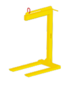 2,000 lbs Dual Bale Pallet Lifter 36" Fork Length (14511)