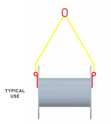 1" Reel Lifting Hook 3,000 lbs WLL (13409)