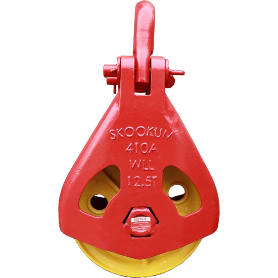 Skookum 400 Series 17.5 Ton 14" Half Sided Block with REGULAR YOKE (414-A-YOKE)