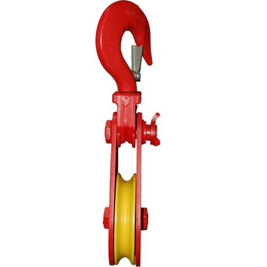 Skookum 20 ton 8" Alloy Snatch Block with SWIVEL HOOK (8" x 20T) (1000711)