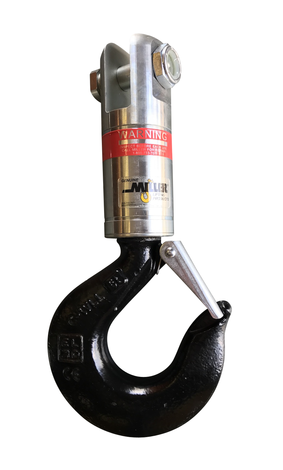 Miller Angular Contact Ball Bearing Swivel Model C-115 Jaw to Hook WLL 3 tons (C-115)