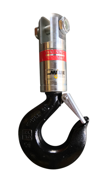 Miller Angular Contact Ball Bearing Swivel Model HH-115 Jaw to Hook WLL 35 tons