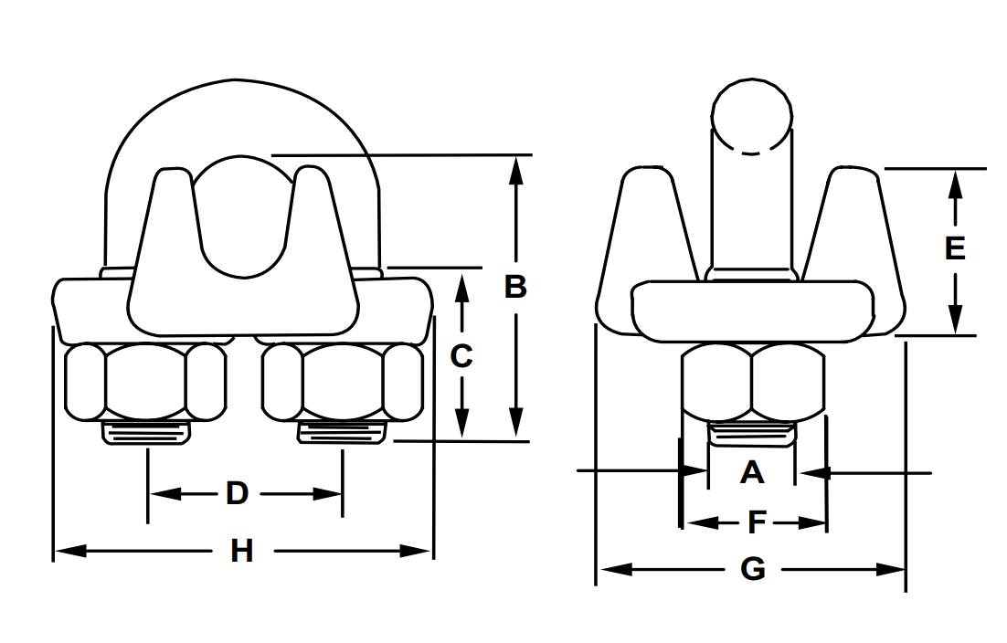 3/4" Wire Rope Clips