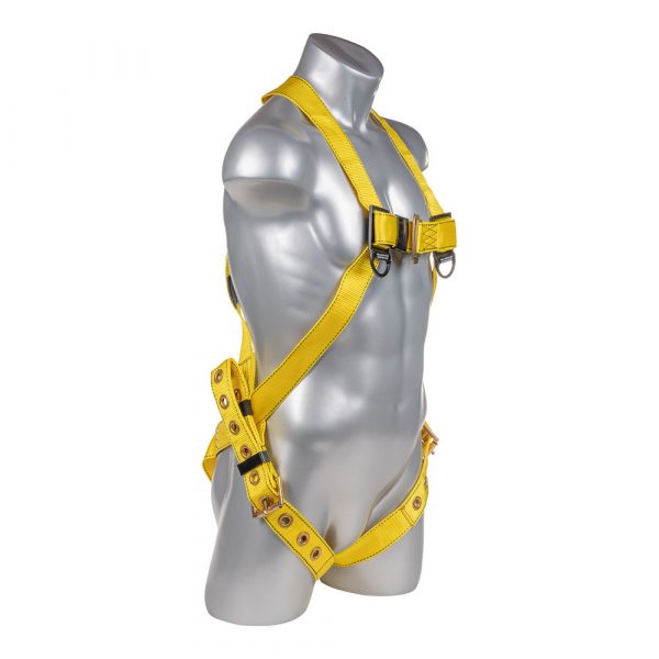 HARNESS 3PT., GROMMET LEGS, BACK D-RING, YELLOW COLOR (H11210005)