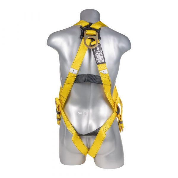 HARNESS 3PT., GROMMET LEGS, BACK D-RING, YELLOW COLOR (H11210005)