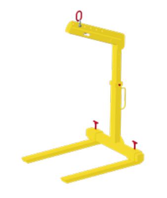 Pallet Lifter with Adjustable Lifting Base and Adjustable Lift Bale