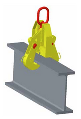 16" MIN TO 36" MAX FLANGE 70,000# INDEXING BEAM GRAB (19913)