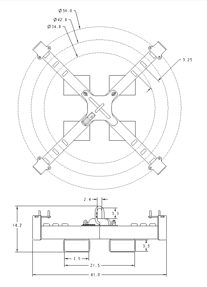 Fork Lift Bulk Container Beam (25888)