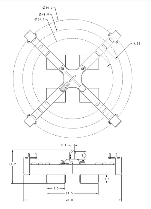 Fork Lift Bulk Container Beam (25888)
