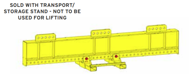 MAX PICK 360" X 80,000 LBS HD UNIVERSAL RIGGING BEAM (26658)